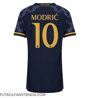 Real Madrid Luka Modric #10 Segunda Equipación Mujer 2023-24 Manga Corta